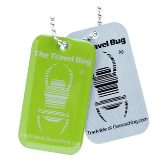 QR Travel Bug&reg; - Groen