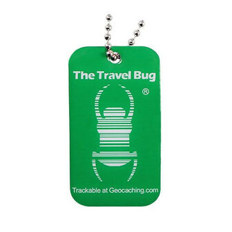 QR Travel Bug&reg; - Groen