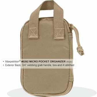Maxpedition - Pocket organiser Micro - Groen