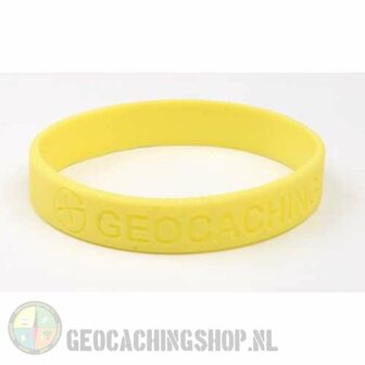 Armband - Geocaching, this is our world - geel
