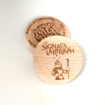 Wooden coin - Labyrinth - The Hedge - The Castle - The Dragon&#039;s Lair
