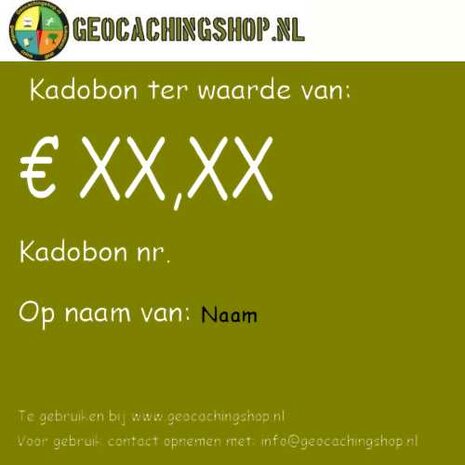 Kadobon €25