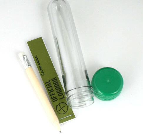 PETling containerset van 5 met groene dop