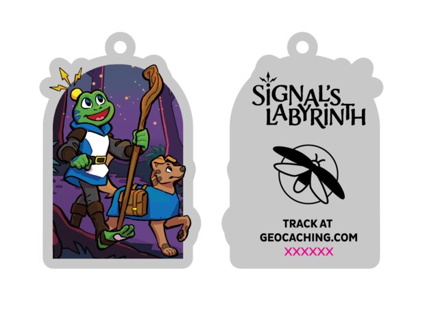 Signal's Labyrinth Travel Tag - The cave