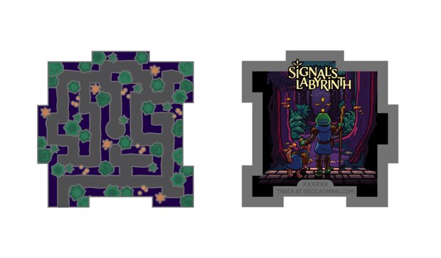 Signal's Labyrinth Geocoin - The Swamp