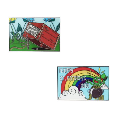 Cache at the end of the Rainbow - geocoin