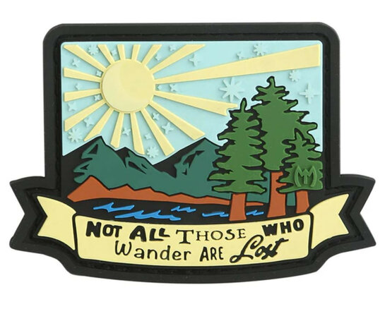 Maxpedition - Badge Wander not Lost - full color