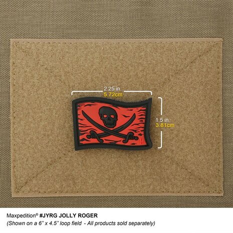Maxpedition - Badge  Jolly Roger - Glow