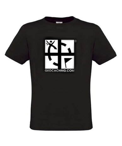 Groundspeak Logo, T-Shirt (zwart)