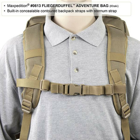 Maxpedition - Fliegerduffel Aventure Bag - zwart