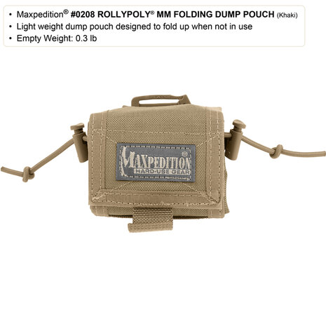 Maxpedition - Rollypoly zwart