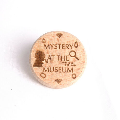 Wooden coin - Mystery at the museum