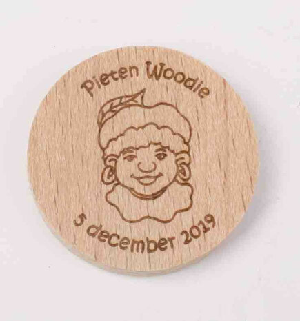 Pieten  Wooden coin