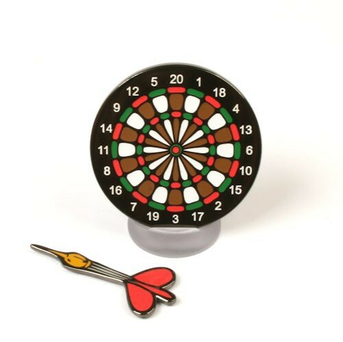 Dartboard Geocoin black nickel