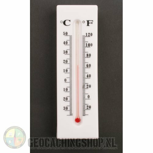 Thermometer cache container