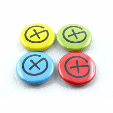 Button Set - Geocaching Logo (4 stuks)