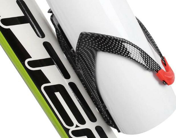 Fiets fleshouder carbon - rood