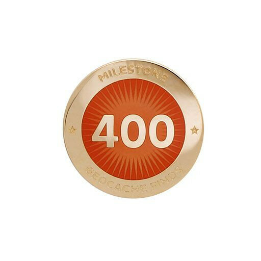 Milestone Pin - 400 Finds