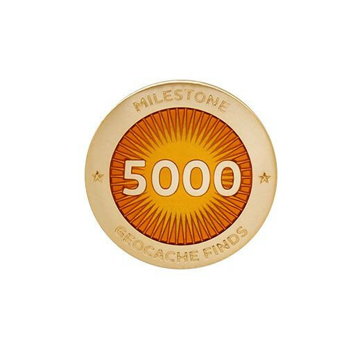 Milestone Pin - 5000 Finds