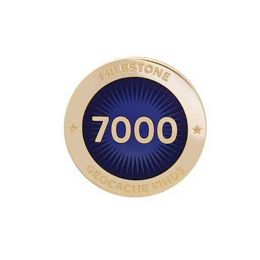 Milestone Pin - 7000 Finds