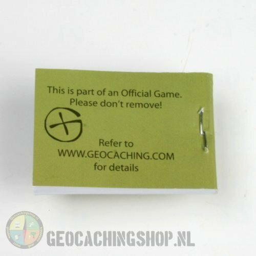 20 x Logboek Groen Geocaching, 35x50mm, 200 logs