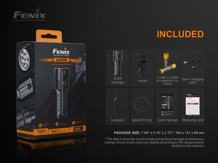 Fenix LR35R - 10000 Lumen