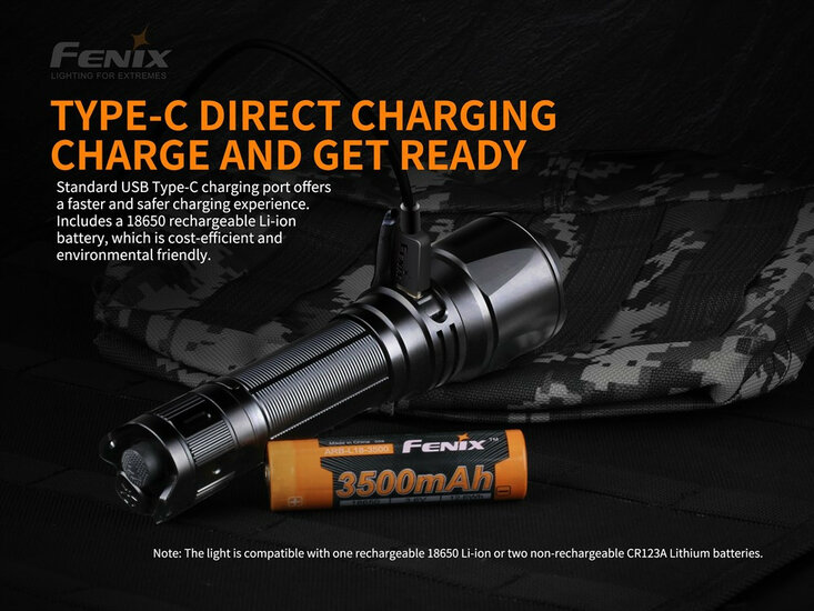 Fenix TK26R oplaadbare zaklamp - 1500 lumen