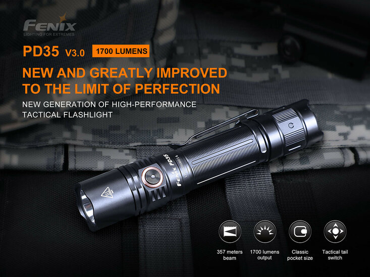 Fenix PD35 - XP-L Hi V3 - 1700  Lumen