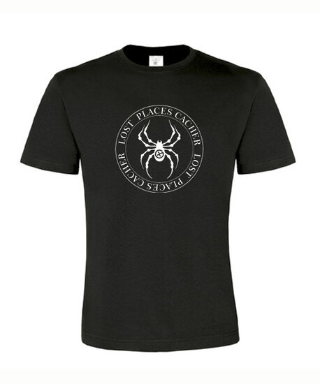 Lost Places Spider, T-Shirt (zwart/wit)