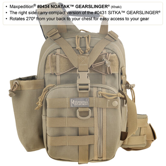 Maxpedition Noatak GearSlinger - zwart