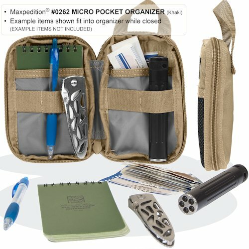 Maxpedition - Pocket organiser Micro - zwart