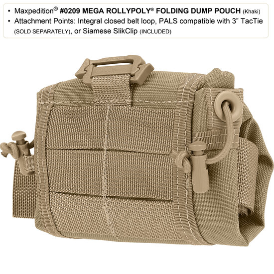 Maxpedition - Mega Rollypoly zwart