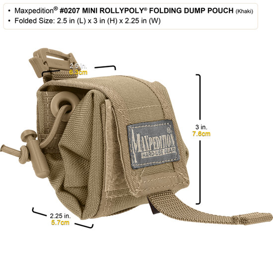 Maxpedition - Mini Rollypoly zwart