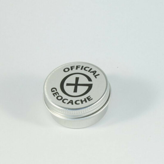 Magnetische Geocaching Container rond - XS (41 x 20 mm)