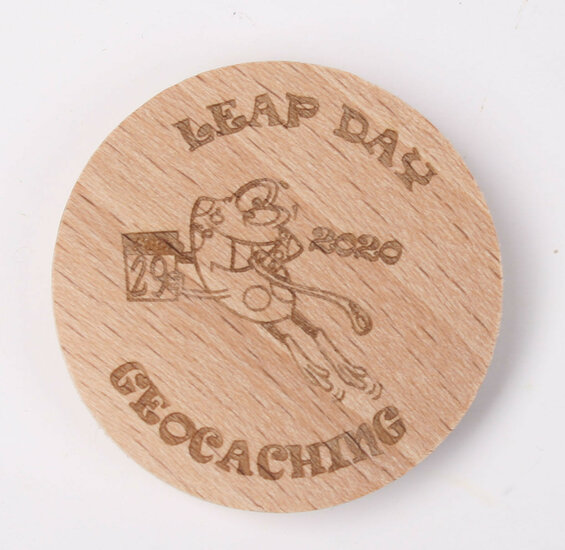 Leap Day Wooden coin