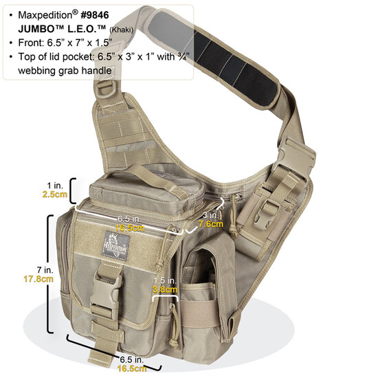 Maxpedition Jumbo Versipack L.E.O. - Groen