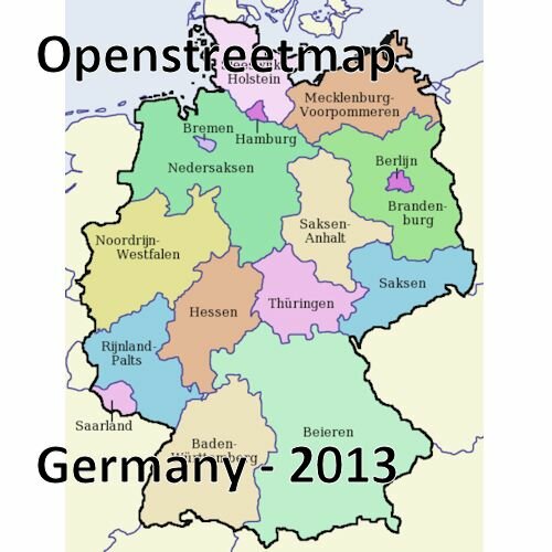 Openstreetmap - Duitsland MicroSD