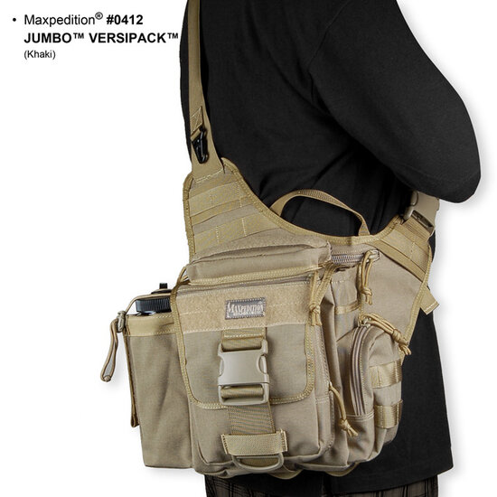 Maxpedition Jumbo Versipack - Zwart