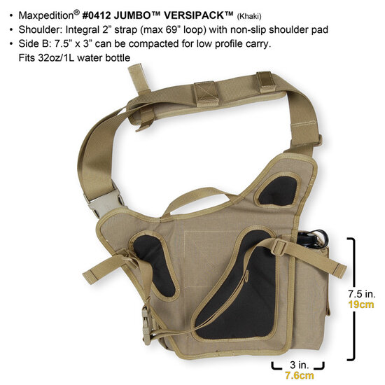 Maxpedition Jumbo Versipack - Groen