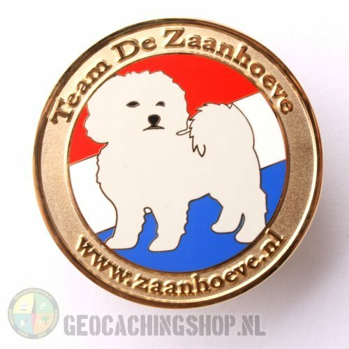 Zaanhoeve geocoin - goud LE