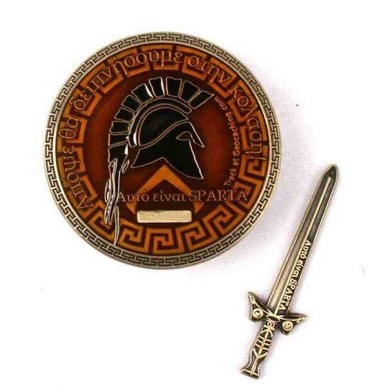 Spartan Geocoin - Leonidas RE