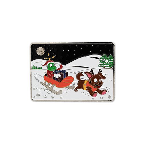 2023 Geocaching Holiday Geocoin