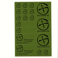 Stickervel A5 - groen