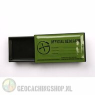 Magnetische rechthoekige Geocache Container -  8 x 4,5