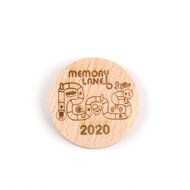 Wooden coin  - Memory Lane