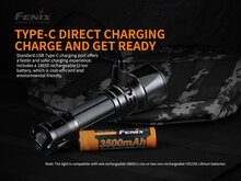 Fenix TK26R oplaadbare zaklamp - 1500 lumen