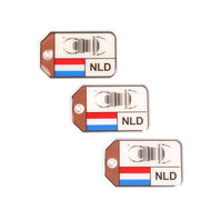 set 3x Travel Bug origins - Nederland - V2