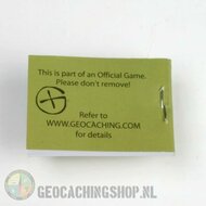 20 x Logboek Groen Geocaching, 35x50mm, 100 logs