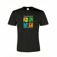 Groundspeak Logo T-shirt met Teamnaam (kleur)