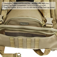 Maxpedition - Doppelduffel Aventure Bag - Zwart